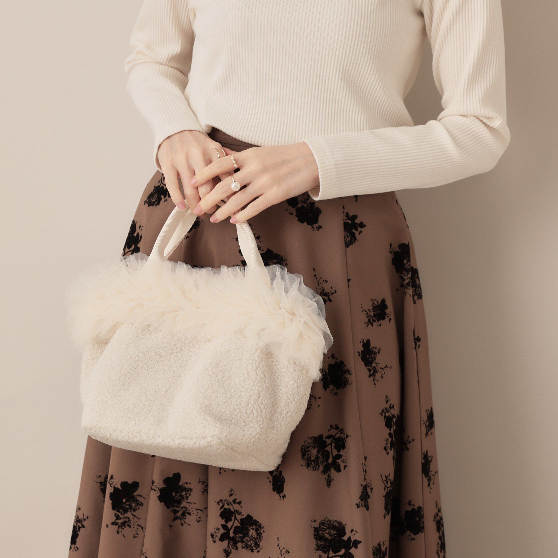Couture broach「ボアチュールデザインバッグ」|ハンドバッグ|