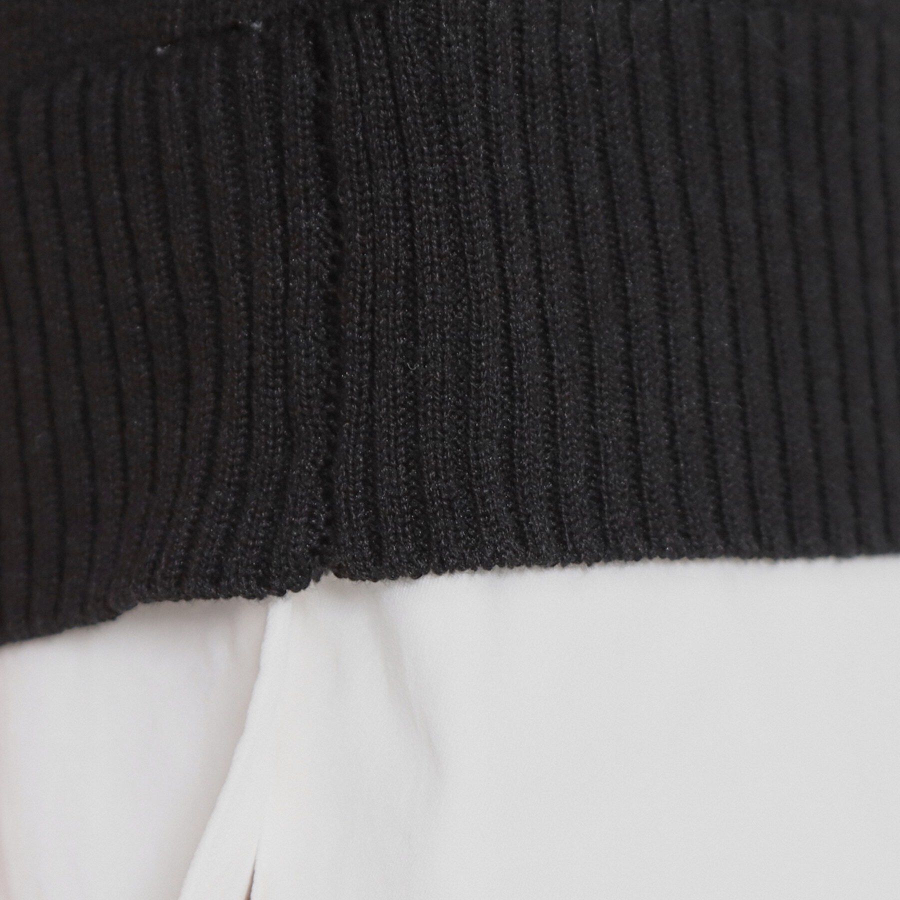 Couture broach「布帛ドッキングプルオーバー」|ニット・セーター|