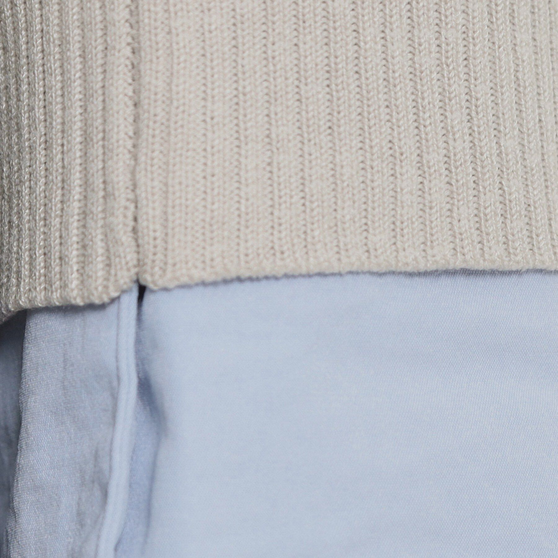 Couture broach「布帛ドッキングプルオーバー」|ニット・セーター|