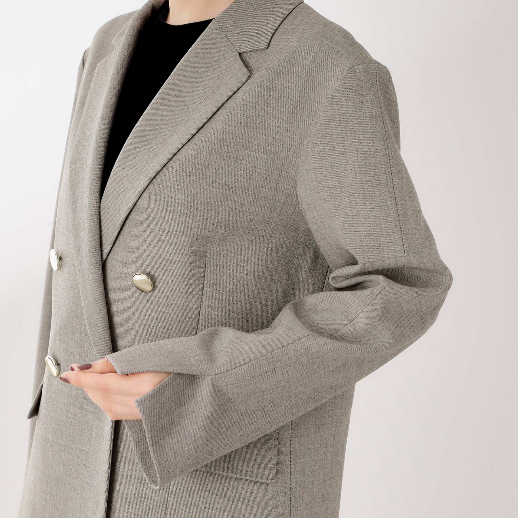 THE SHOP TK「【今羽織るなら】ダブルブレストジャケット【セットアップ可/洗える】」|テーラードジャケット|