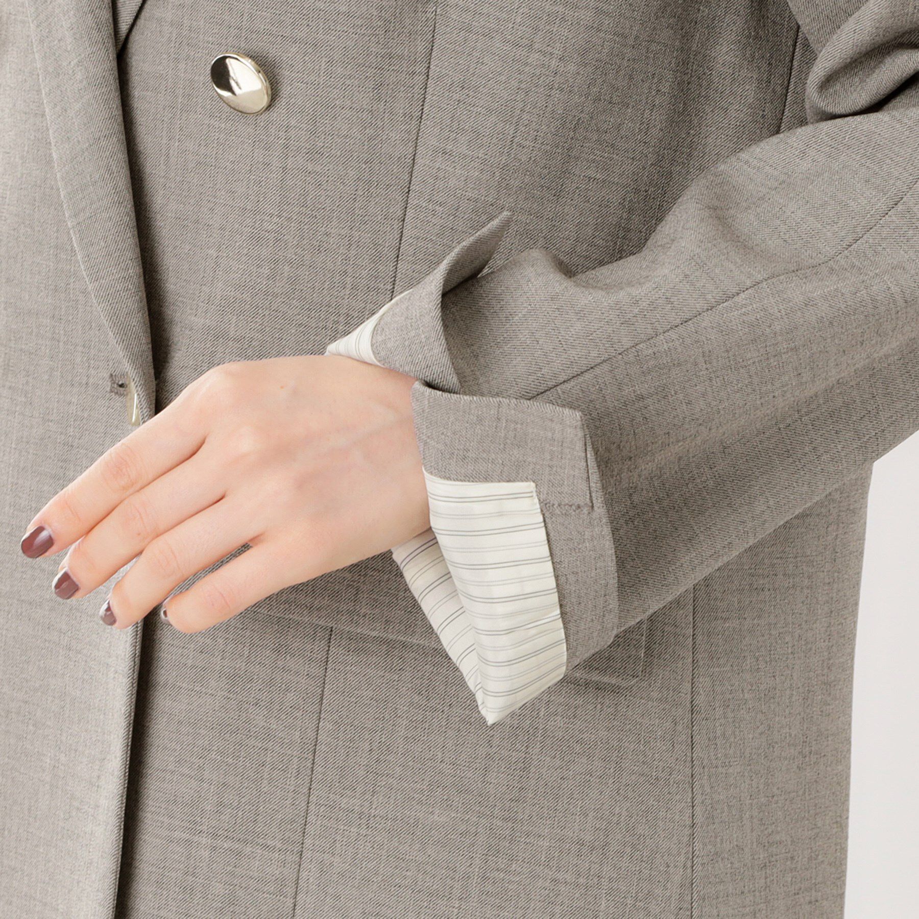 THE SHOP TK「【今羽織るなら】ダブルブレストジャケット【セットアップ可/洗える】」|テーラードジャケット|