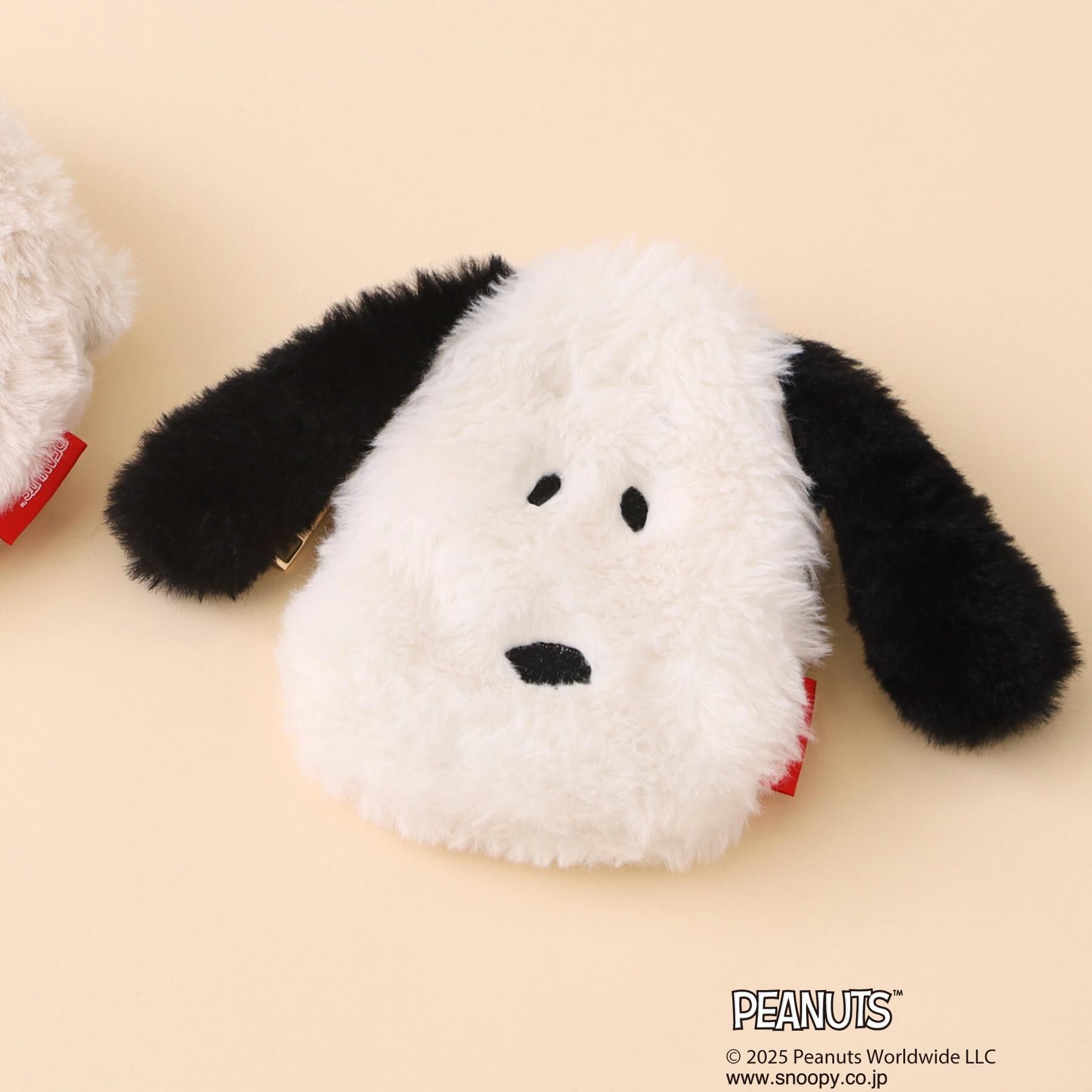 THE SHOP TK「PEANUTS/ピーナッツ スヌーピー ファーポーチ」|ショルダー・メッセンジャー|オフホワイト(003