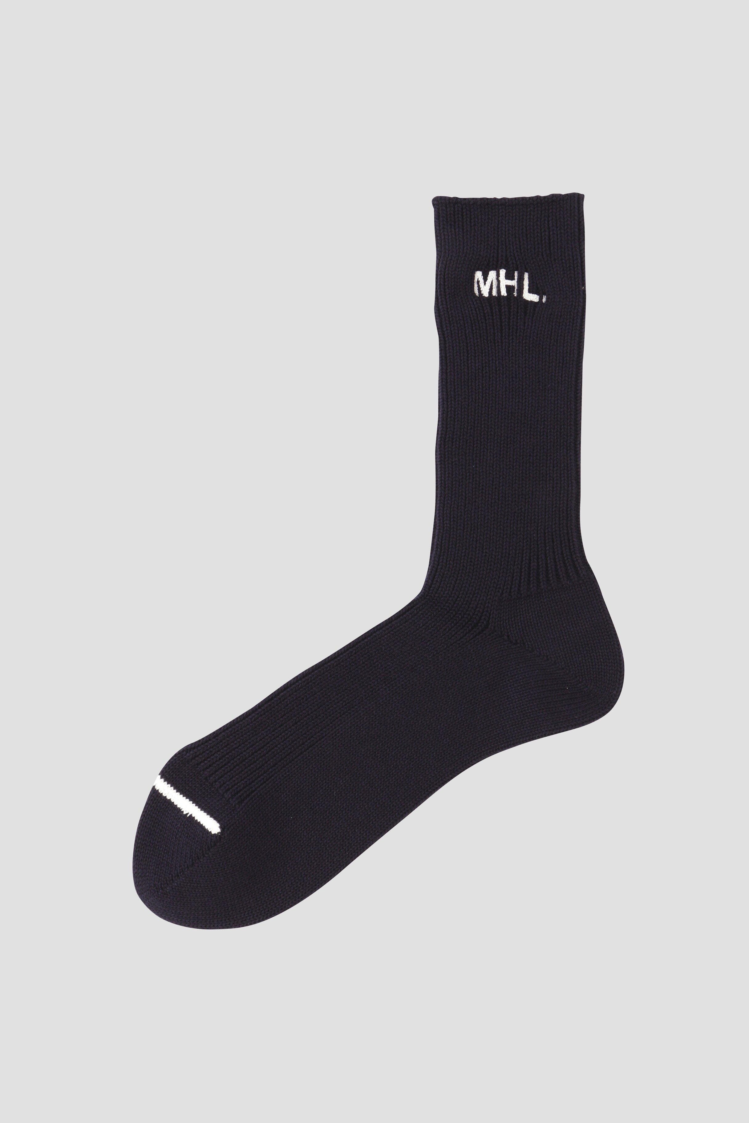 MHL.「SPORT SOCKS」|ソックス|DARK NAVY1