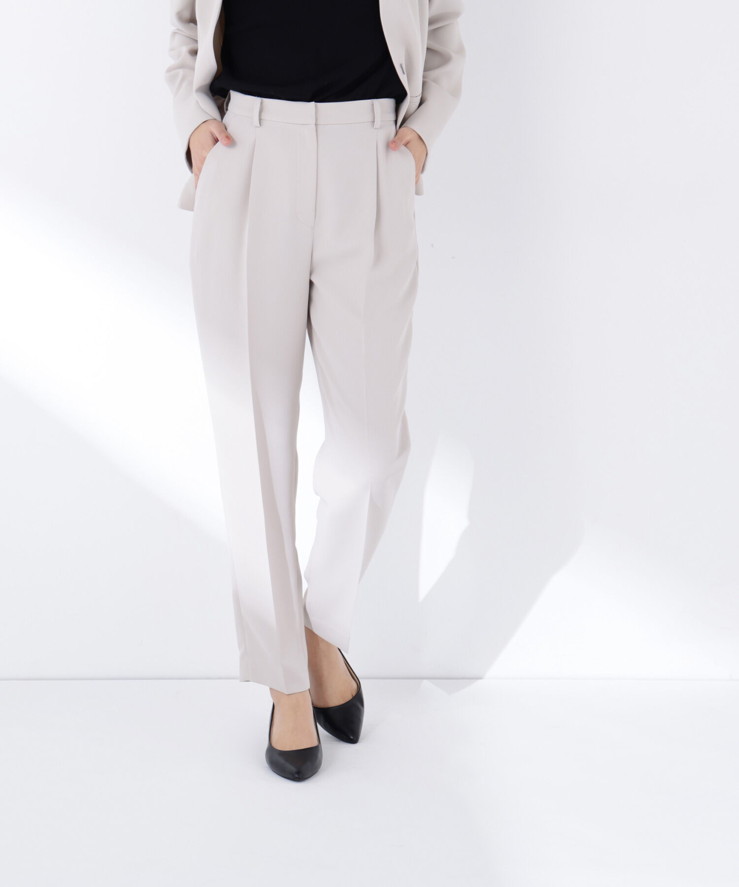  「ドビーツイル SETUP テーパードパンツ」|その他|