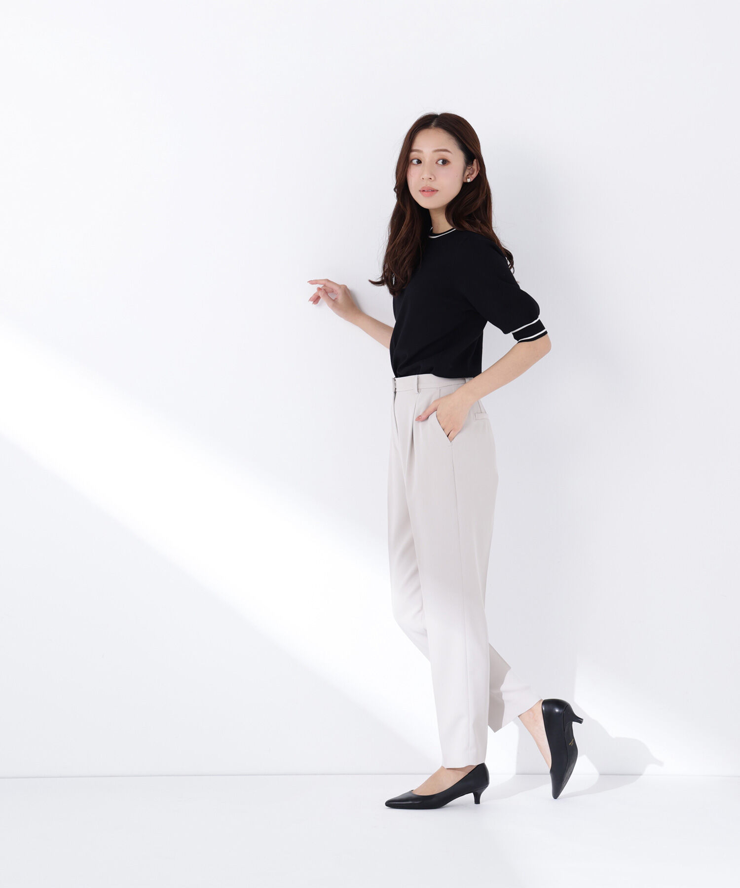  「ドビーツイル SETUP テーパードパンツ」|その他|