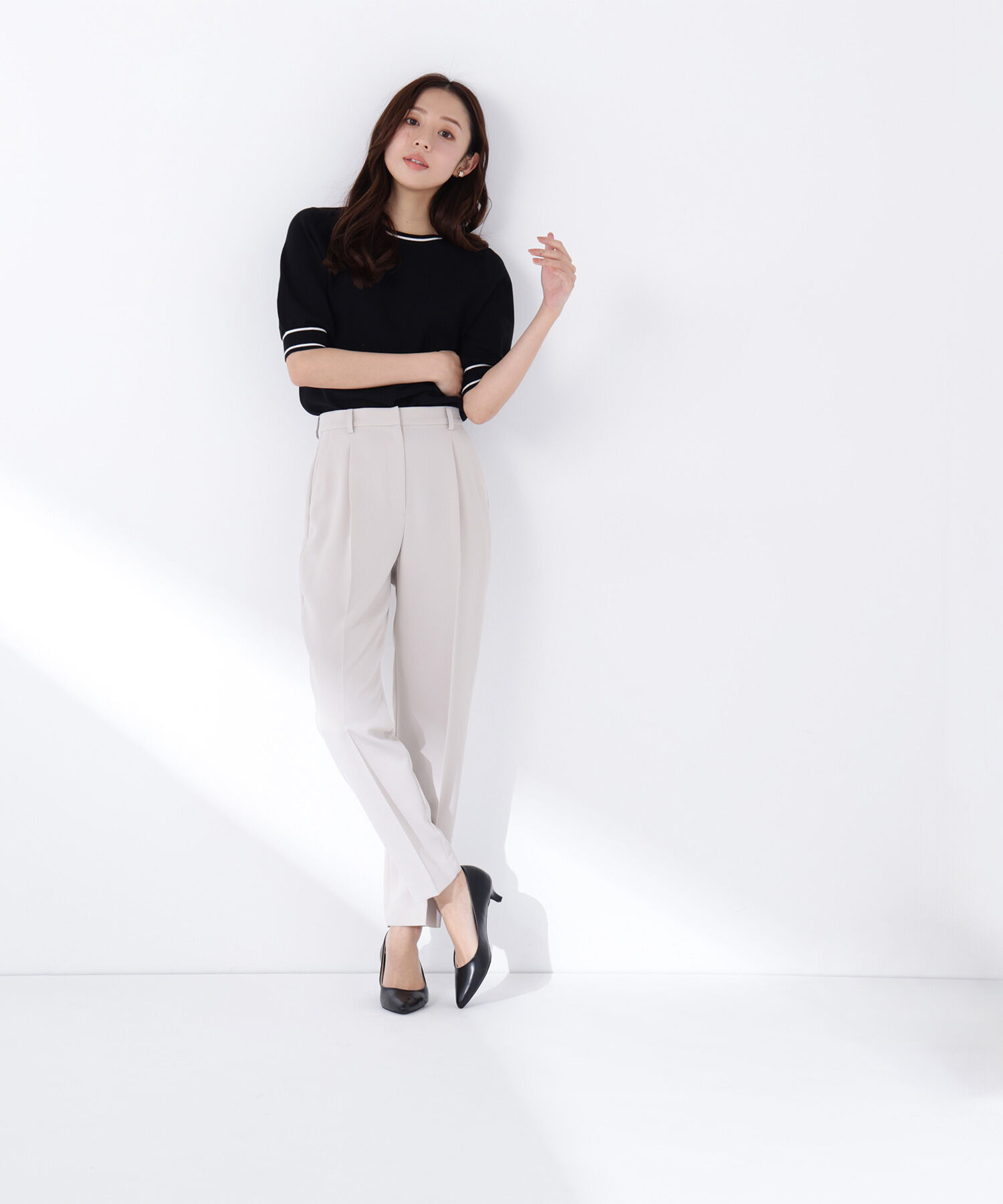  「ドビーツイル SETUP テーパードパンツ」|その他|