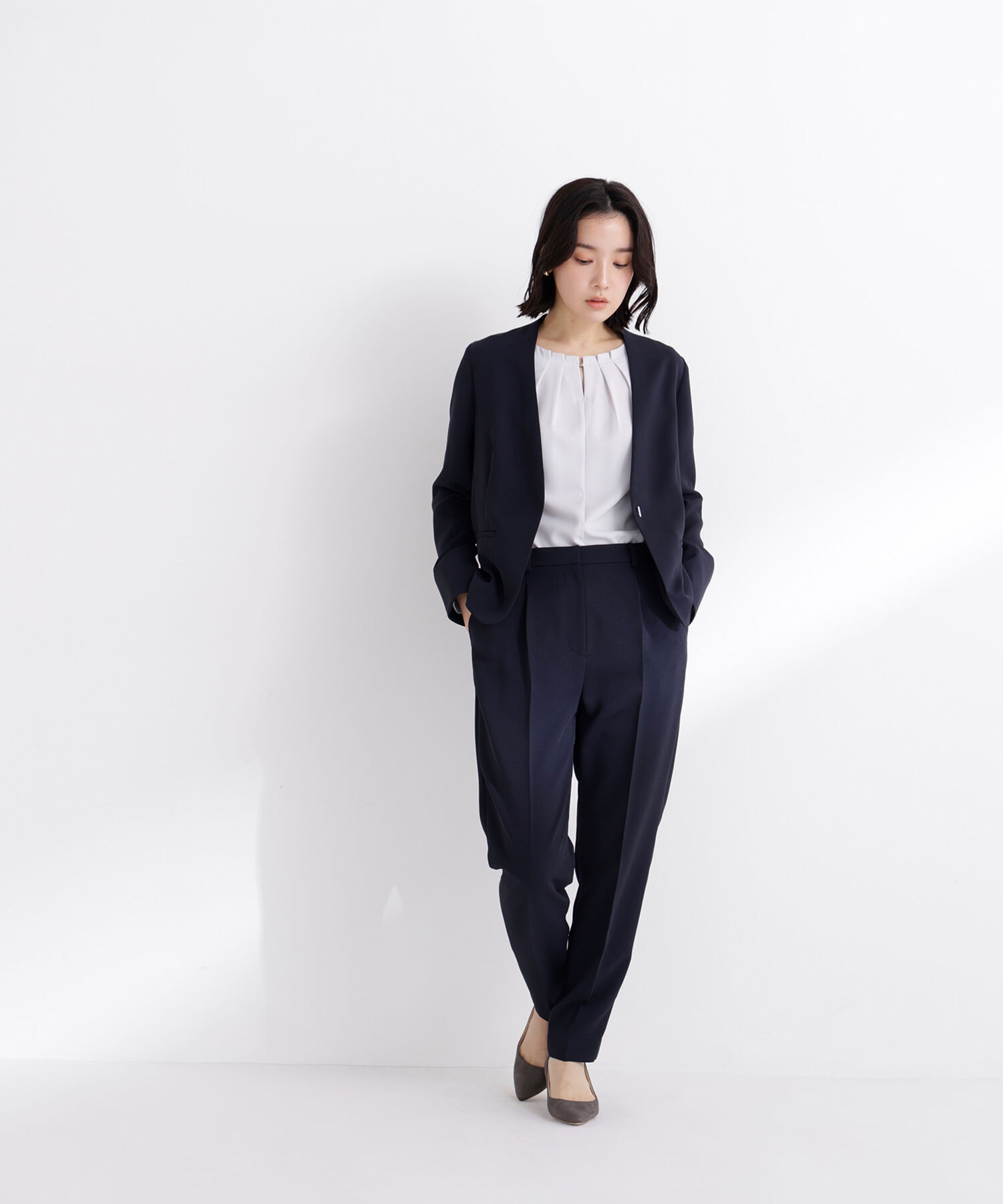  「ドビーツイル SETUP テーパードパンツ」|その他|