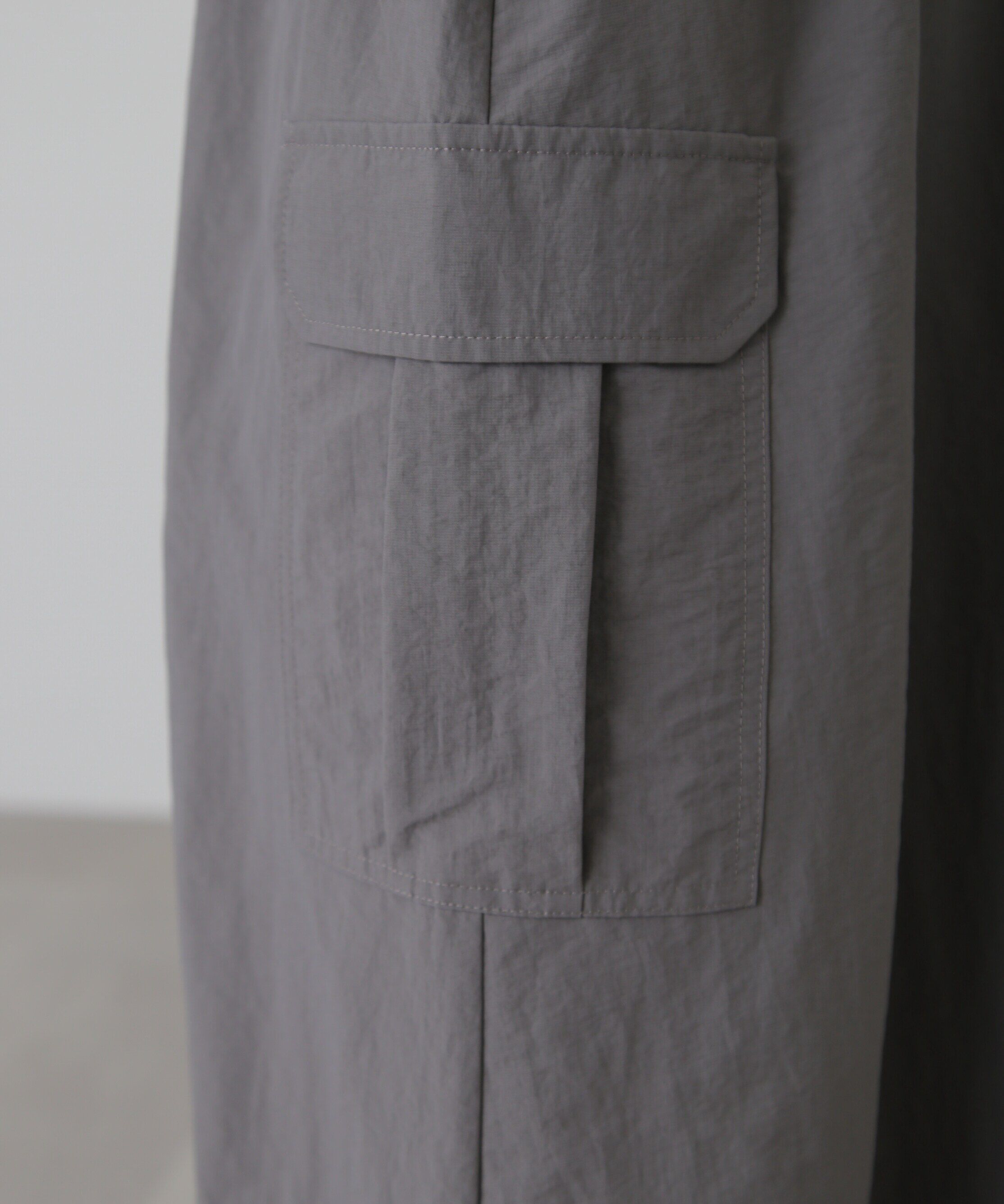  「ウエストドロストナイロンジャンパースカート」|ワンピース|