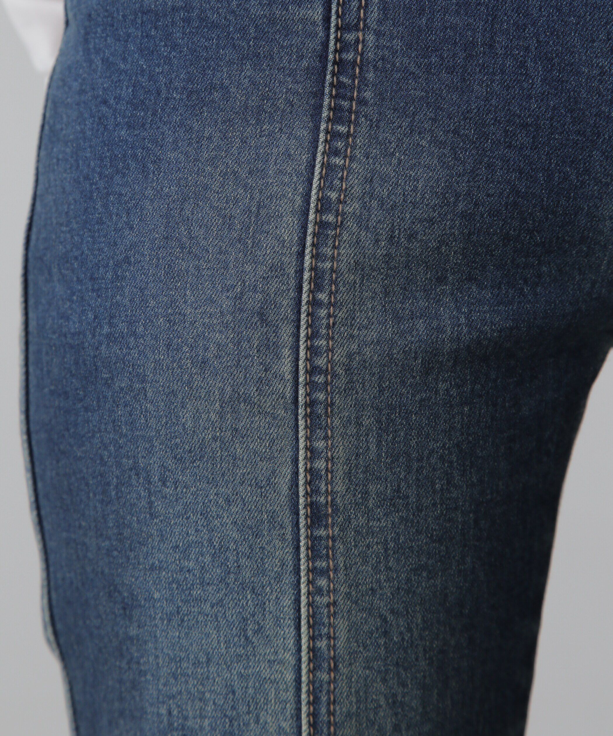  「[低身長サイズ/Sシリーズ]フロントシームフレアストレッチデニムパンツ」|その他|