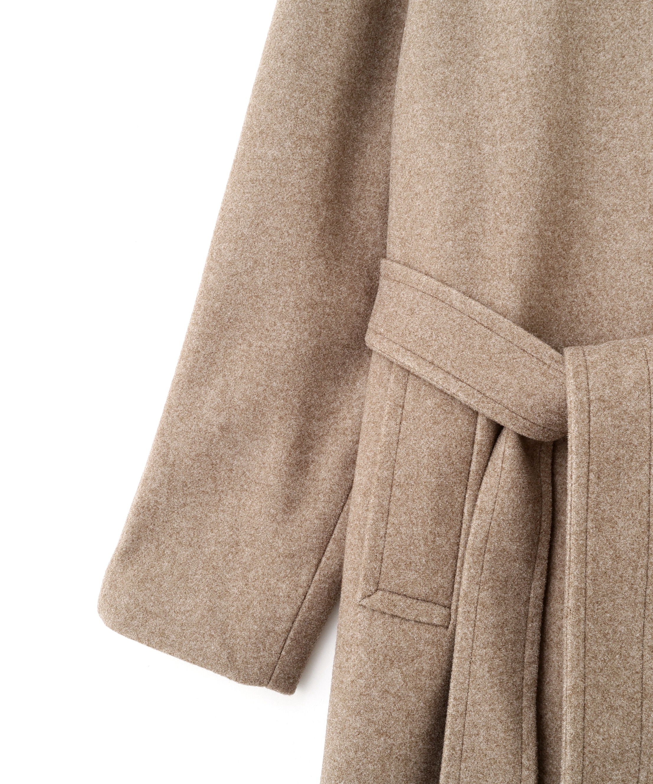  「[累計販売5000枚！選べる4色]スタンドカラーメルトンロングコート」|その他|