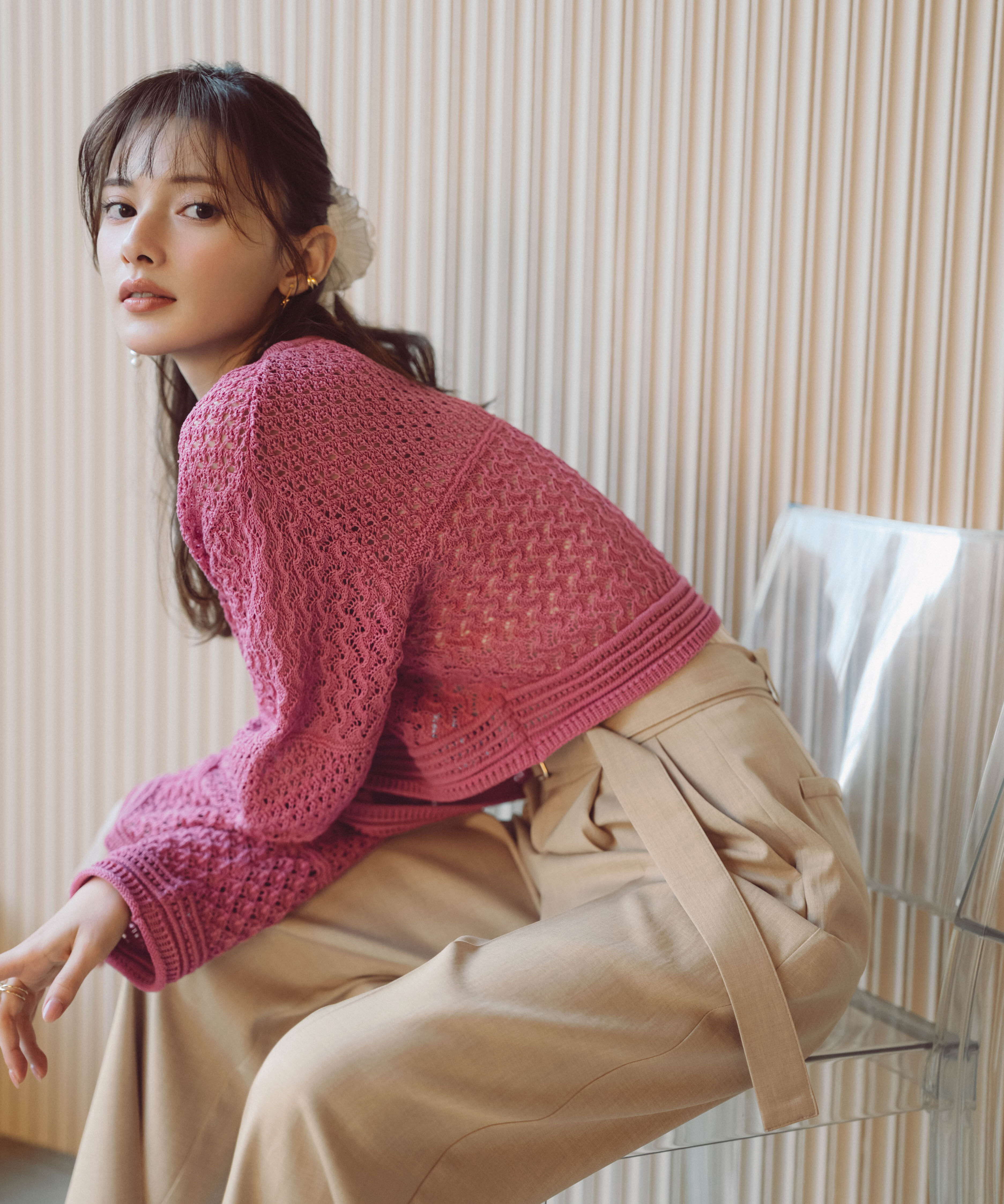 PROPORTION BODY DRESSING「＜ウォッシャブル＞ベルト付きタックワイドパンツ　26SS」|その他|