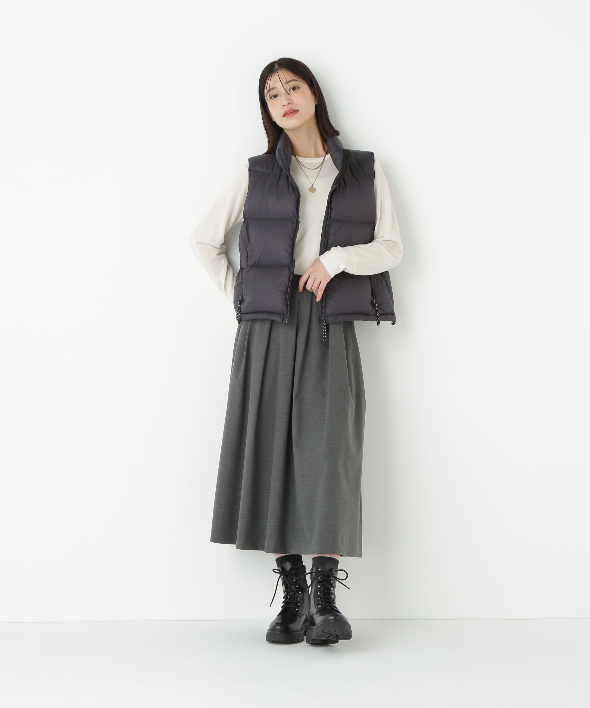  「◆ランダムタックフレアースカート」|スカート|