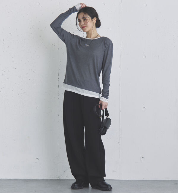 Doux archives「レイヤード風ロンＴｅｅ」|Tシャツ・カットソー|