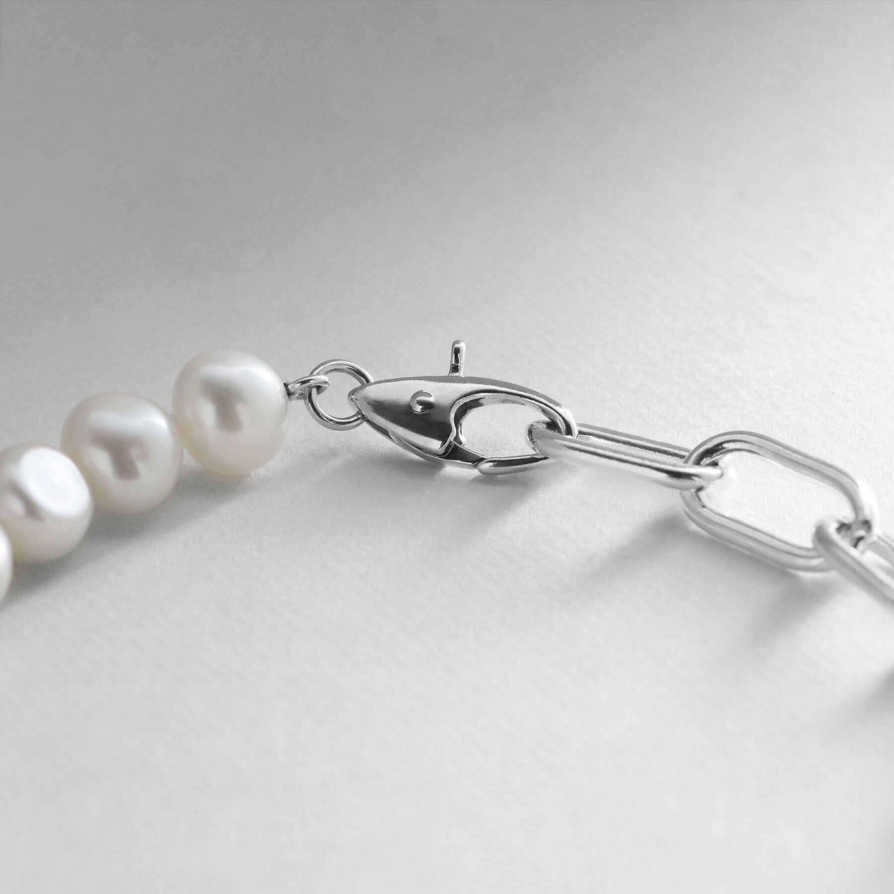 COCOSHNIK ONKITSCH「シルバー バロックパール ２Wayチェーンミックス ネックレス」|ネックレス|