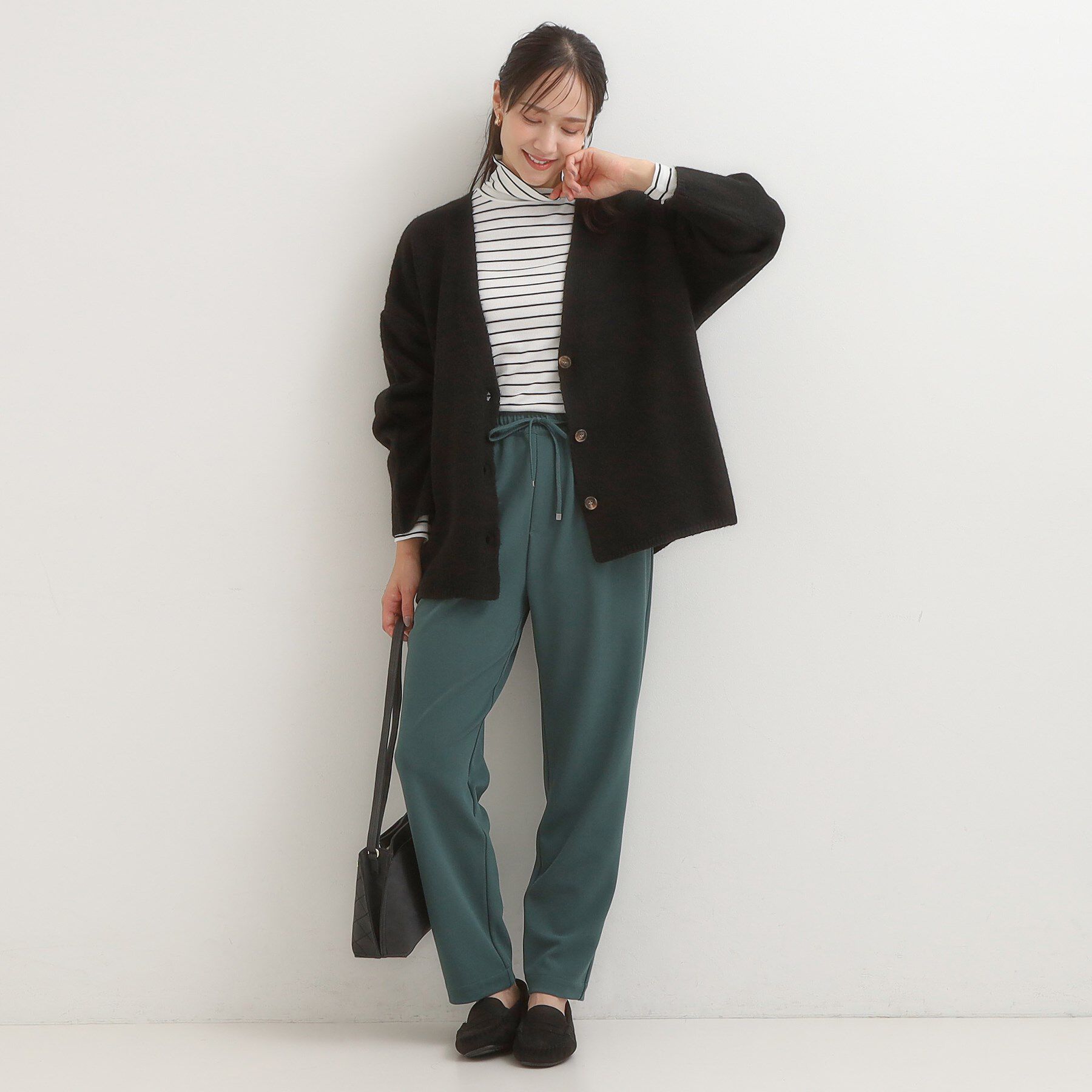 SHOO･LA･RUE「【S-LL/吸湿発熱】なめらかとろみ インナータートル」|Tシャツ・カットソー|