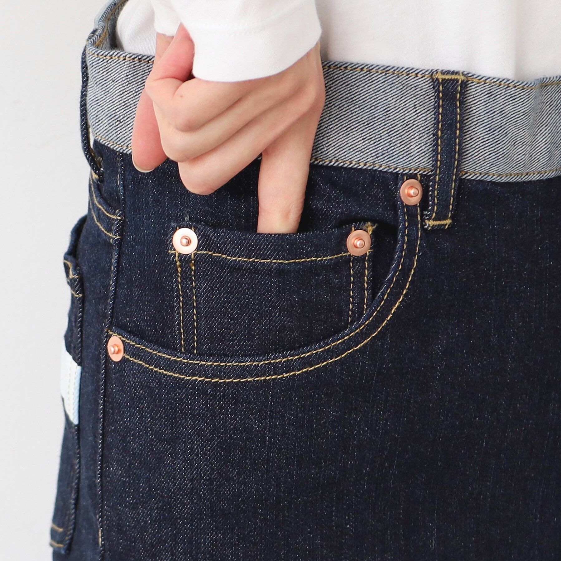 Dessin「【洗える】デニムスリムパンツ」|その他|