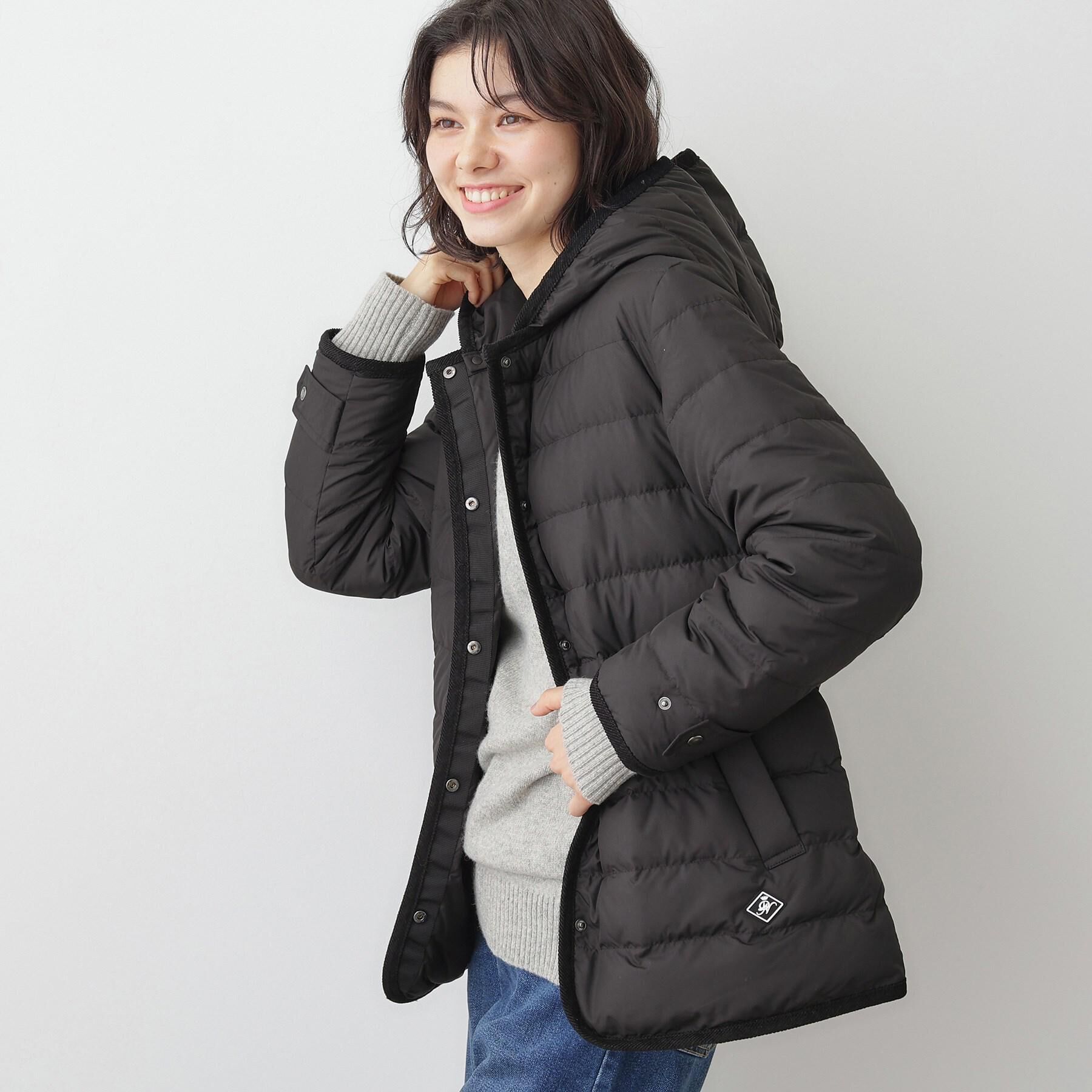 Dessin「【撥水・2WAY】ミュラーダウンコートミドル丈」|ダウン|ブラック(019)