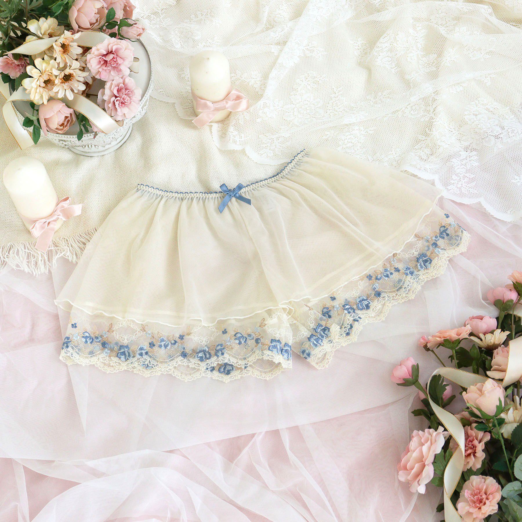 Risa Magli「リピネ タップパンツ」|インナー|ブルー(092)