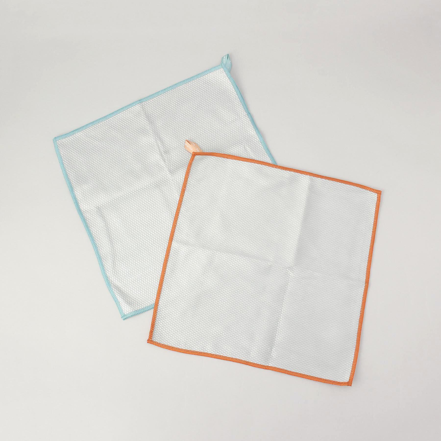 212 KITCHEN STORE「ガラス 鏡ピカッとクロス 2枚入 LBL/OR ＜marna マーナ＞」|食器・キッチングッズ|その他