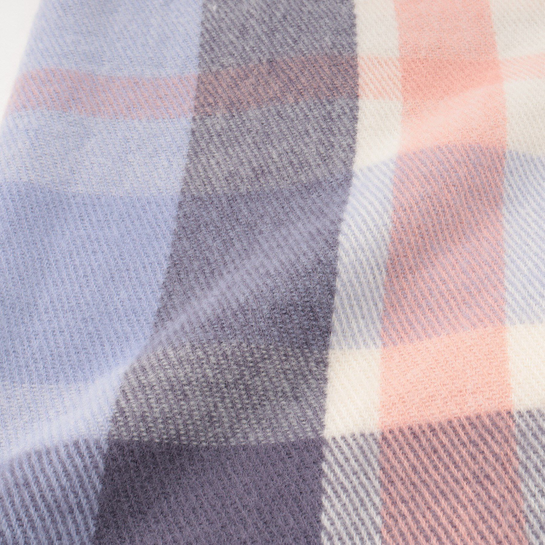 Ober Tashe「【防寒】あったかチェック柄の大判ストール」|ストール|