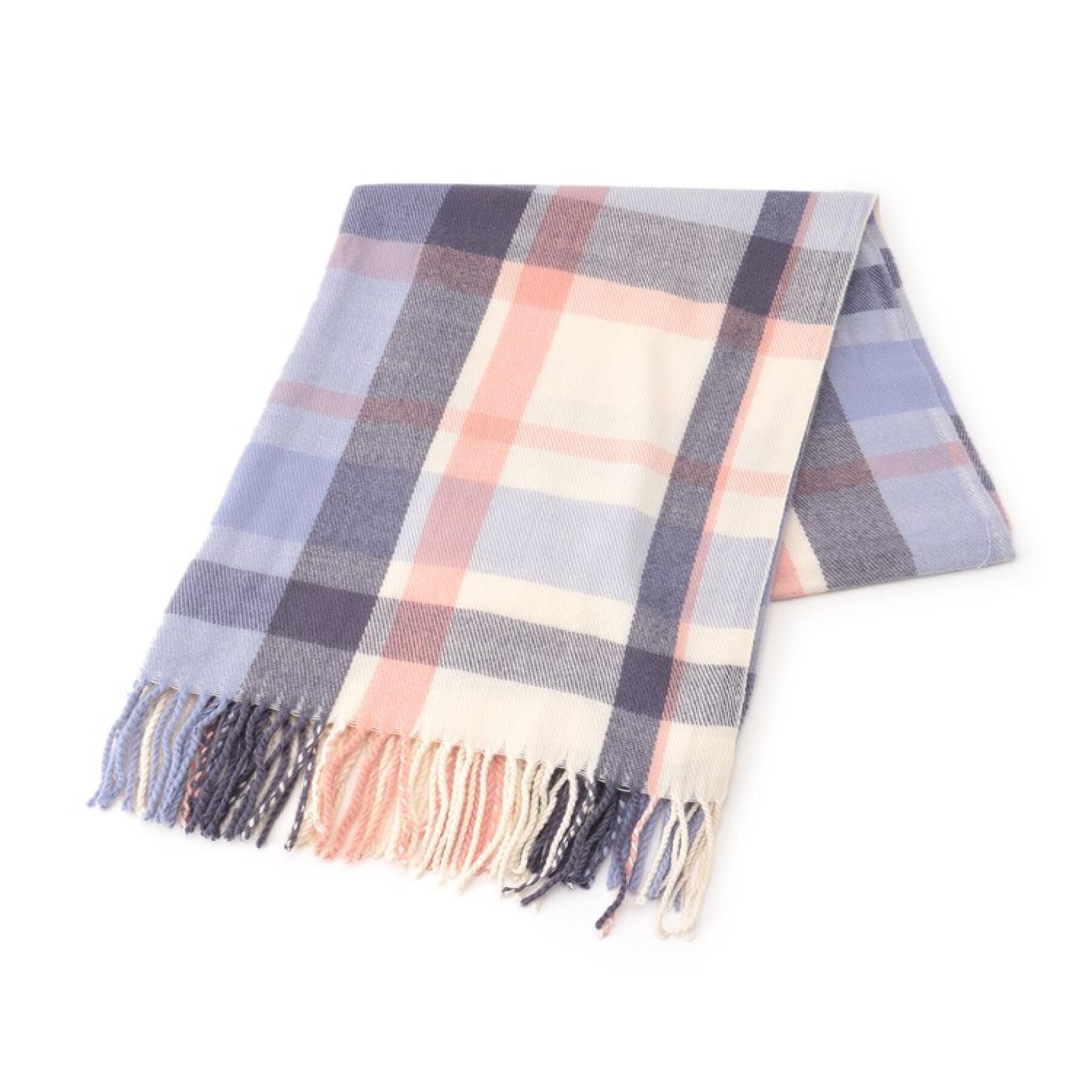 Ober Tashe「【防寒】あったかチェック柄の大判ストール」|ストール|