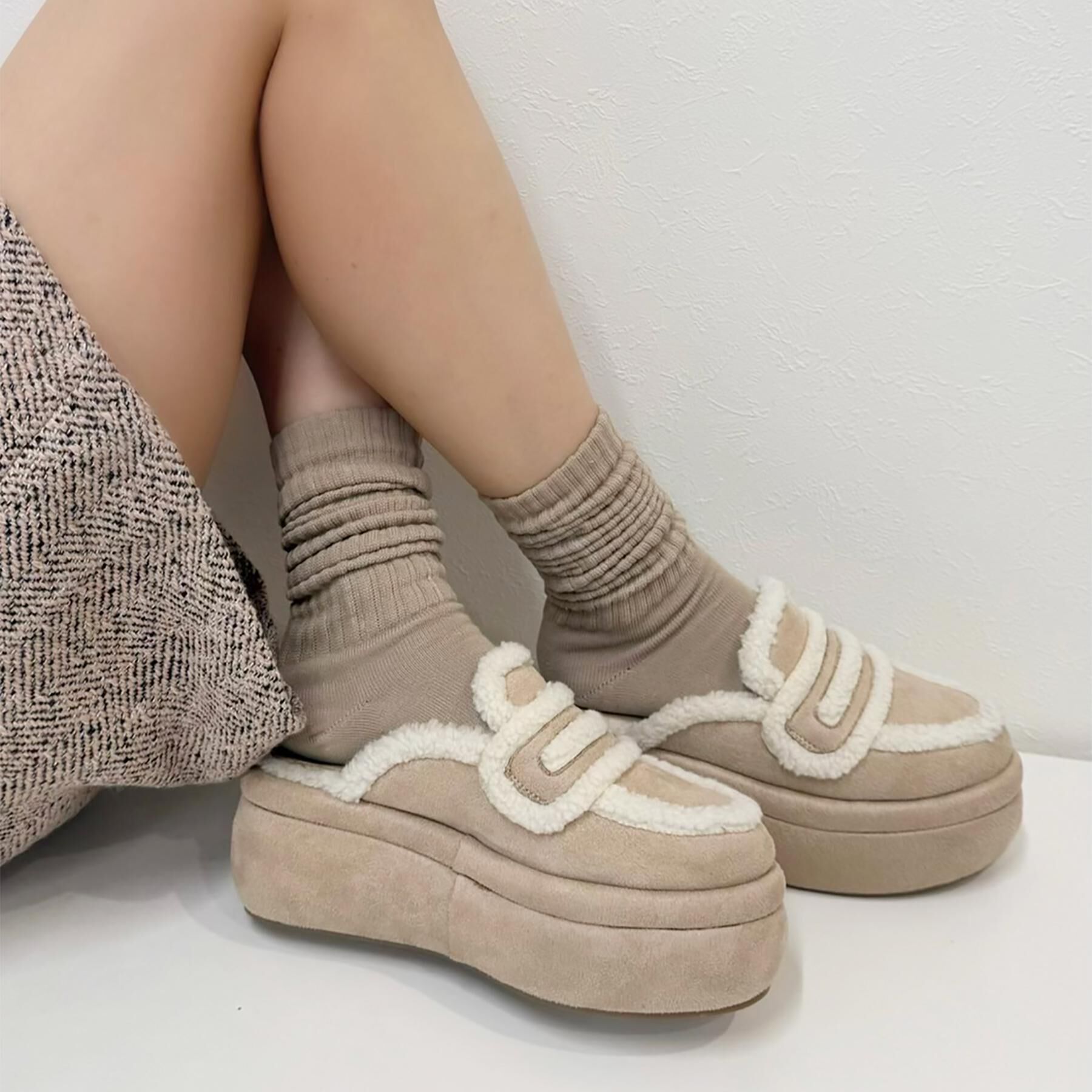 ESPERANZA「ふわもこボアサボ」|サンダル|