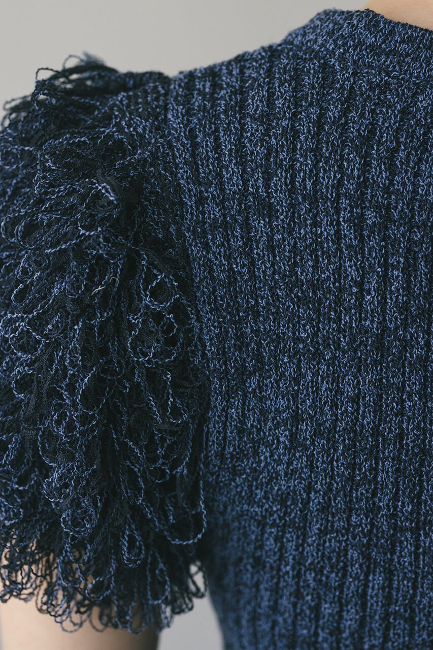 STYLEMIXER「フリンジスリーブニットトップ」|ニット・セーター|