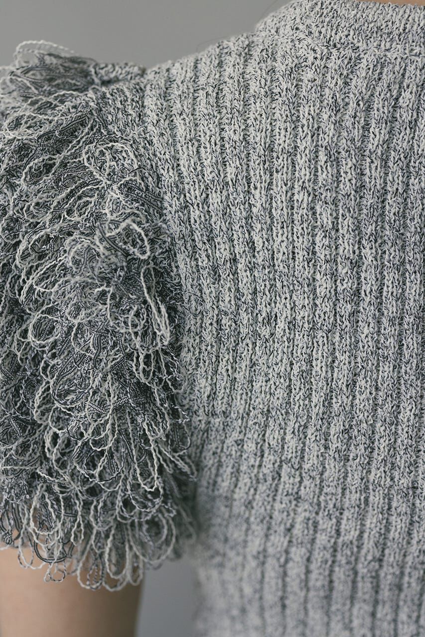 STYLEMIXER「フリンジスリーブニットトップ」|ニット・セーター|