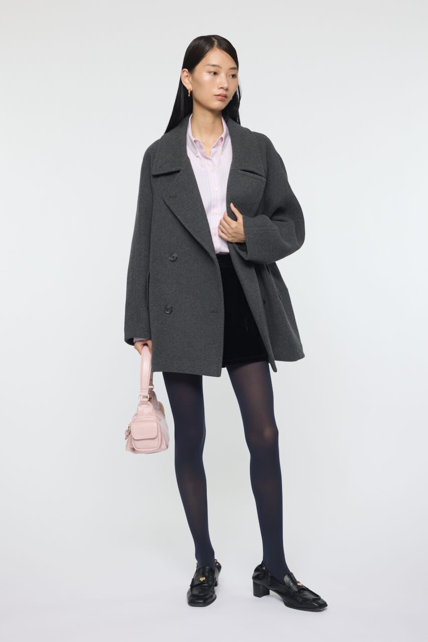 MOUSSY「DOUBLE BREASTED MID コート」|その他|