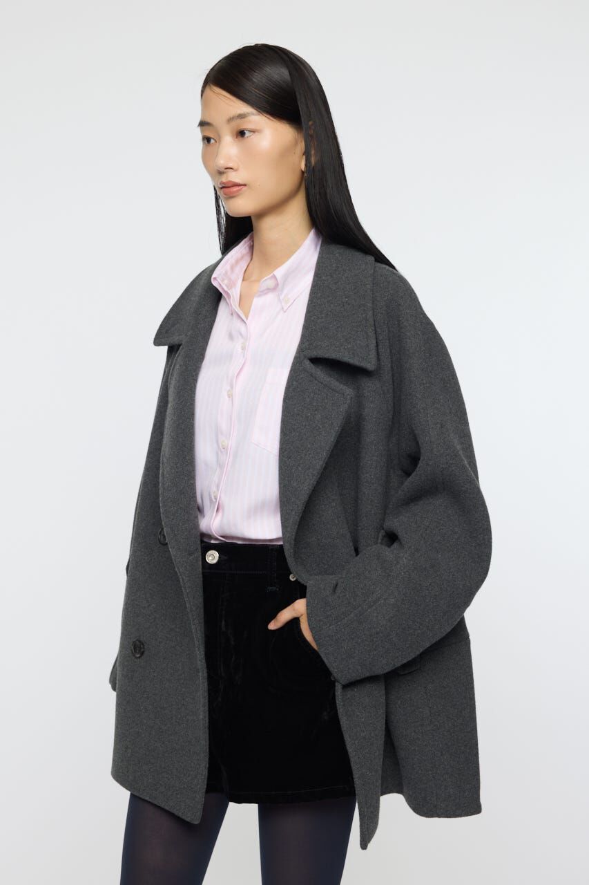 MOUSSY「DOUBLE BREASTED MID コート」|その他|