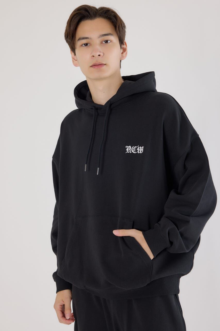 RODEO CROWNS「Blackletter フーディー」|パーカー|BLK