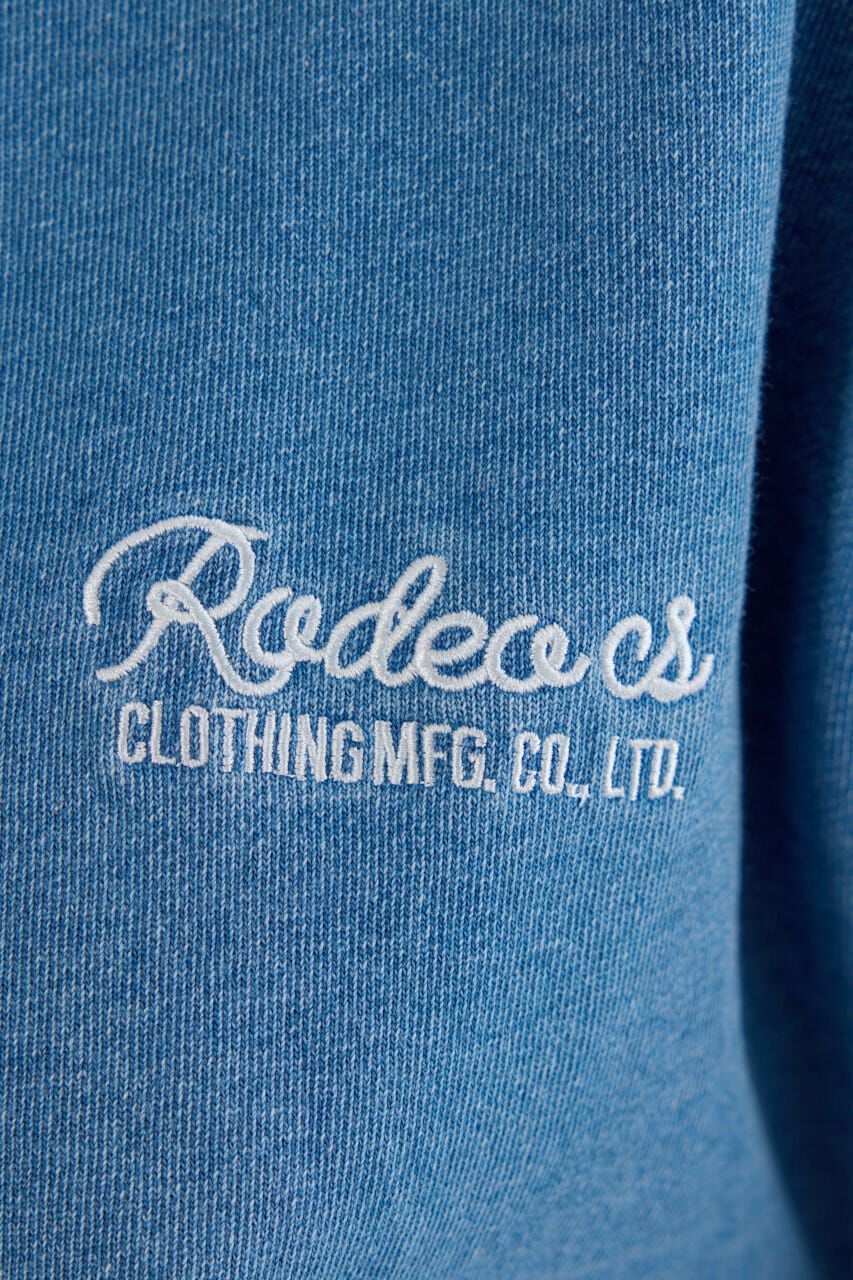 RODEO CROWNS「インディゴ裏毛ビッグジップパーカー」|パーカー|