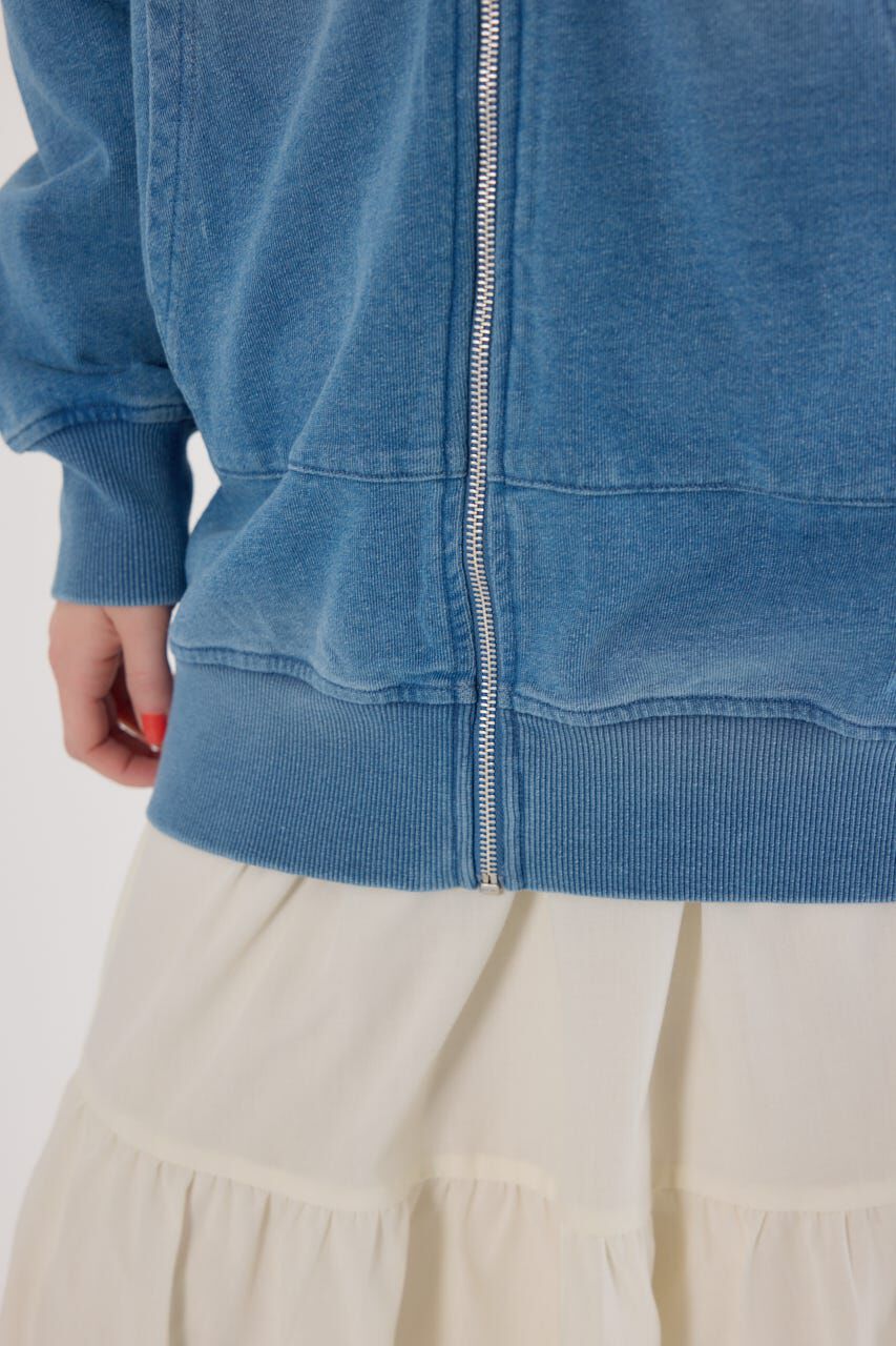 RODEO CROWNS「インディゴ裏毛ビッグジップパーカー」|パーカー|