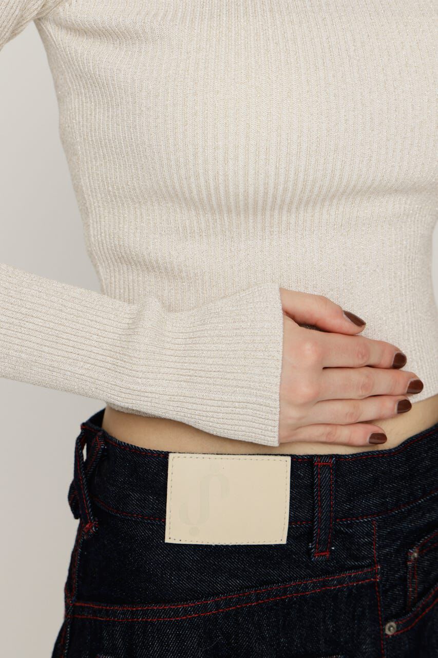 SLY「GLITTER COMPACT トップス」|ニット・セーター|