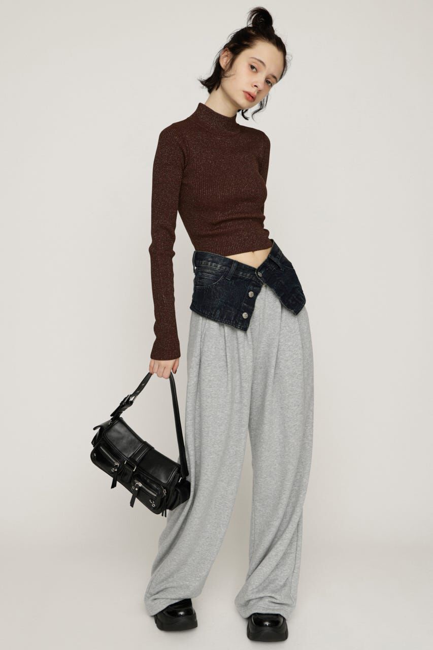 SLY「GLITTER COMPACT トップス」|ニット・セーター|