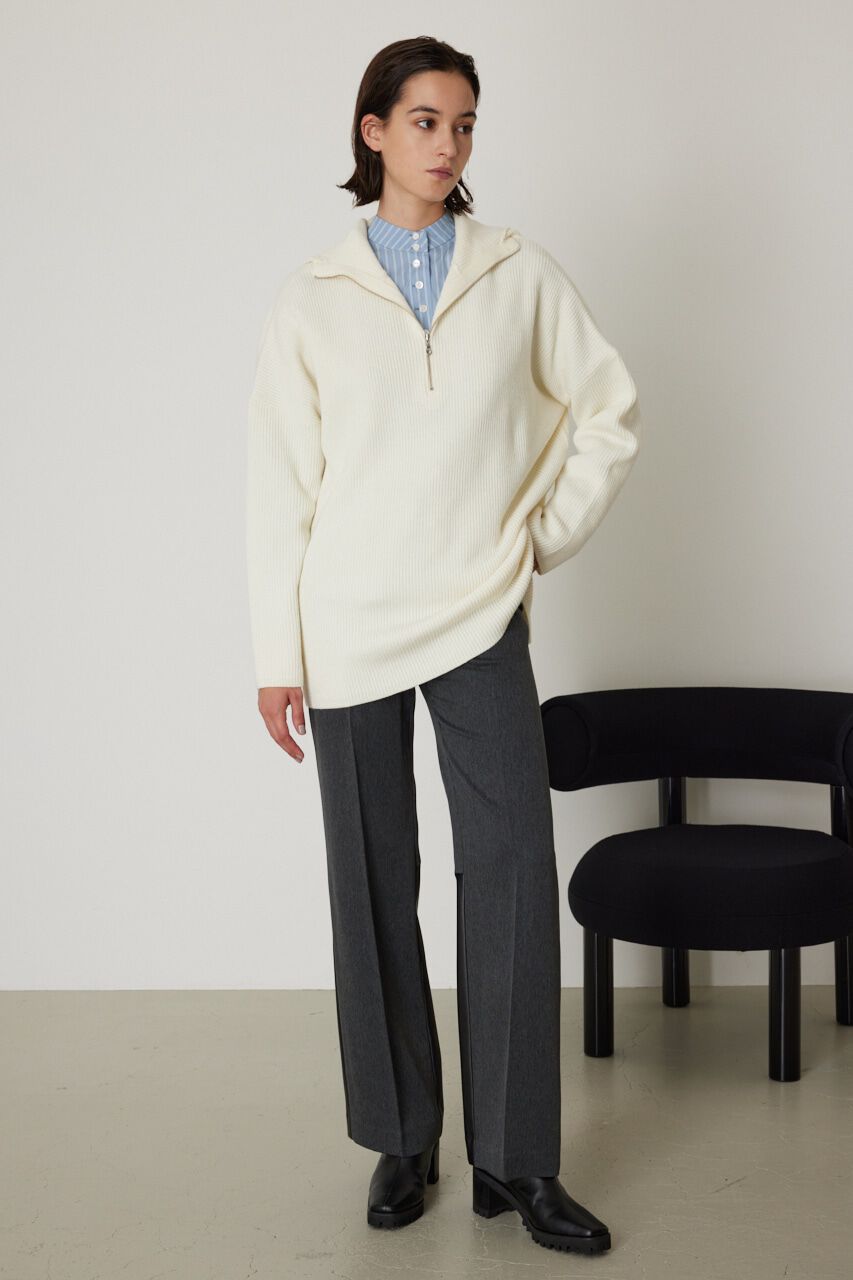 RIM.ARK 「Hood over knit tunic」|ニット・セーター|O/WHT1
