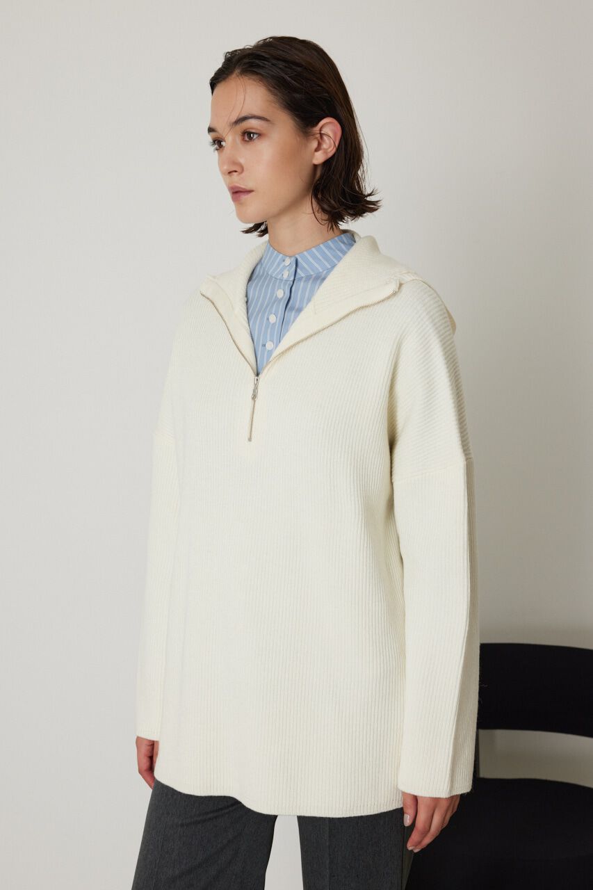 RIM.ARK 「Hood over knit tunic」|ニット・セーター|