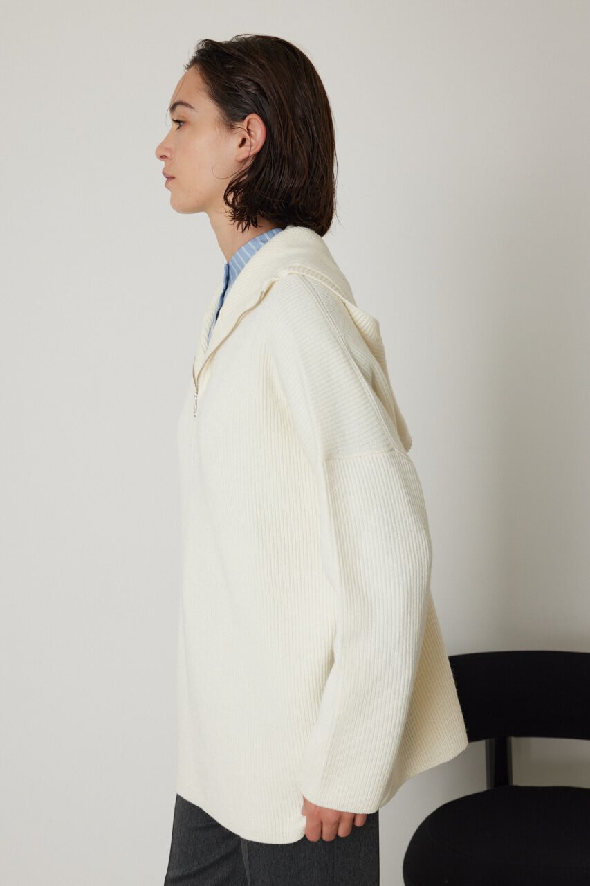 RIM.ARK 「Hood over knit tunic」|ニット・セーター|