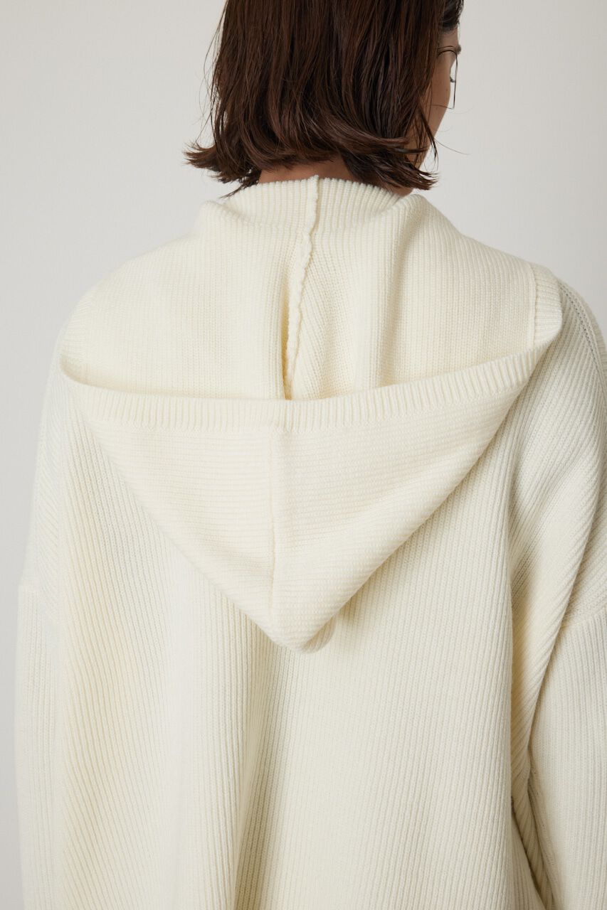 RIM.ARK 「Hood over knit tunic」|ニット・セーター|