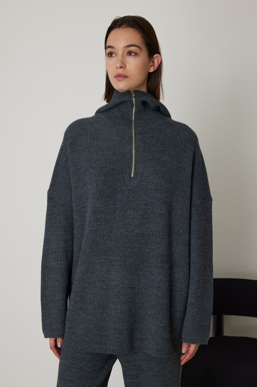 RIM.ARK 「Hood over knit tunic」|ニット・セーター|