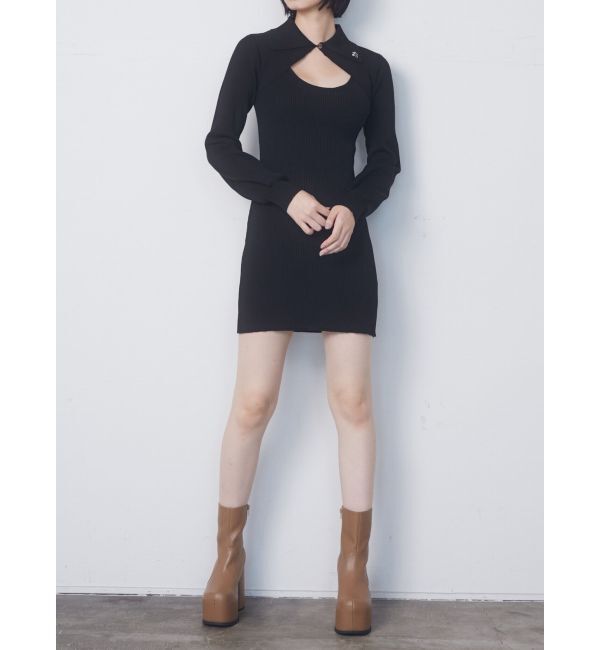EMODA「ボレロレイヤードニットワンピース」|ワンピース|