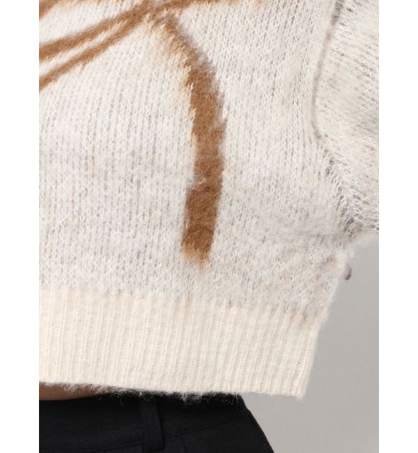 EMODA「ショートルーズジャガードニット」|ニット・セーター|