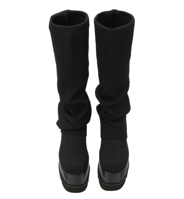 MURUA「ルージーソックブーツ」|ロングブーツ|