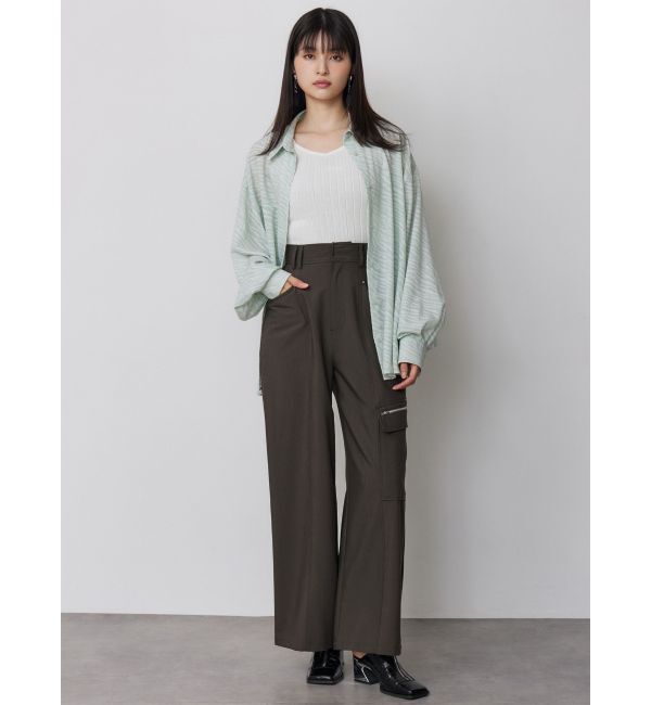 MURUA「マットシアーシャツ」|シャツ・ブラウス|