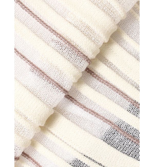 MURUA「シアーストライプニット」|ニット・セーター|