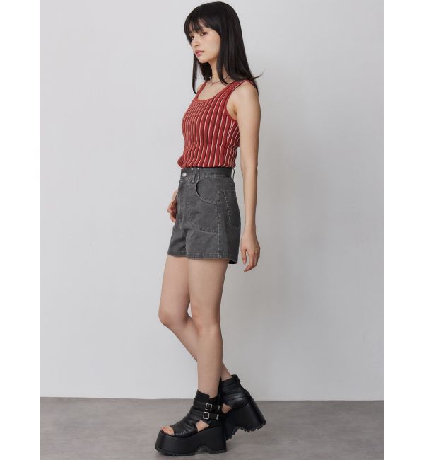 MURUA「ランダムガーターニットタンク」|ニット・セーター|