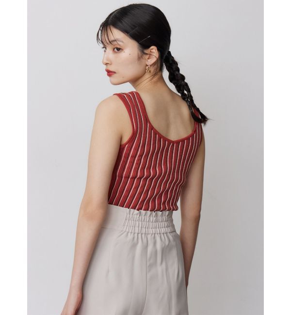 MURUA「ランダムガーターニットタンク」|ニット・セーター|