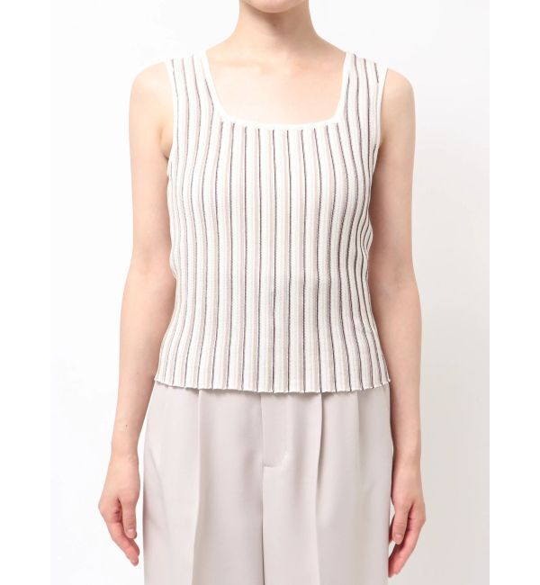 MURUA「ランダムガーターニットタンク」|ニット・セーター|