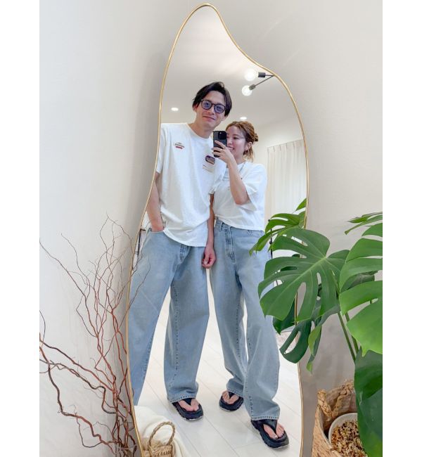 Ungrid「エンブロイダリーダメージロゴTee」|Tシャツ・カットソー|