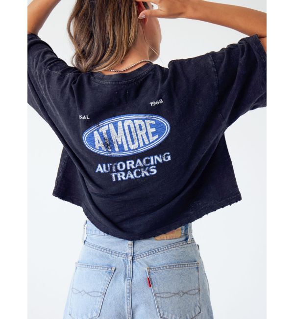 Ungrid「エンブロイダリーダメージロゴTee」|Tシャツ・カットソー|